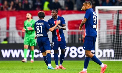 Nice/PSG - Nuno Mendes élu meilleur joueur parisien