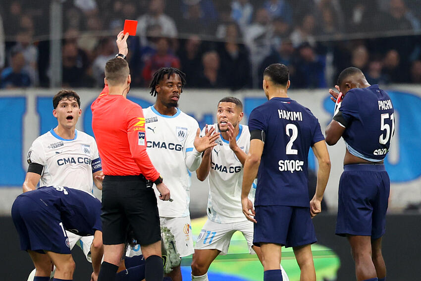 OM/PSG - Letexier s'explique longuement sur le carton rouge !