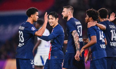 célébration but PSG