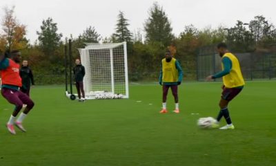 Revivez l'entraînement du PSG jeudi, avec Kimpembe