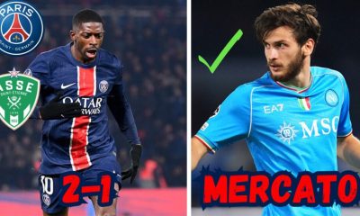 Vidéo - PSG/Saint-Etienne (Dembélé, Ruiz...) et mercato (Kvaratskhelia) !