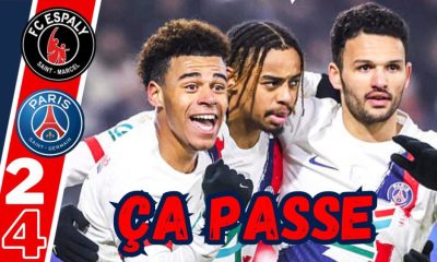 Vidéo FC Espaly/PSG - Souffrance ! Tenas, Tape, Barcola, Ramos...le débrief