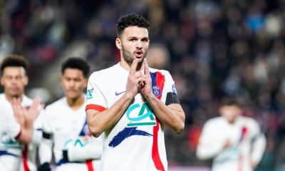 Goncalo Ramos célébration but Saint-Brieuc/PSG