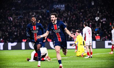 PSG/Monaco - Kvaratskhelia savoure après son but et la victoire