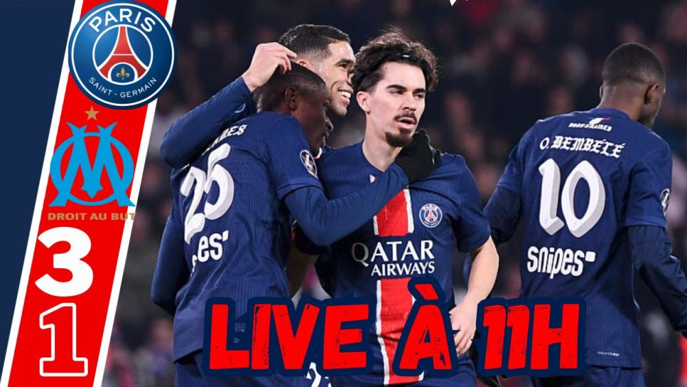 PSG/OM - Débrief du Classico sur Twitch à 11h !