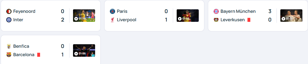 Champions League - Results of the second leg of the Round of 16 on Tuesday, with PSG through!  